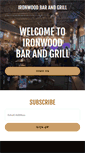 Mobile Screenshot of ironwoodbarandgrill.com